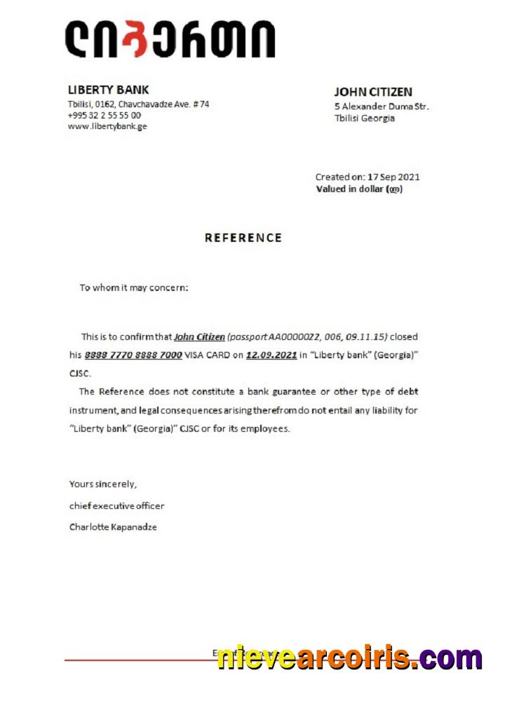 Georgia Liberty Bank closure reference